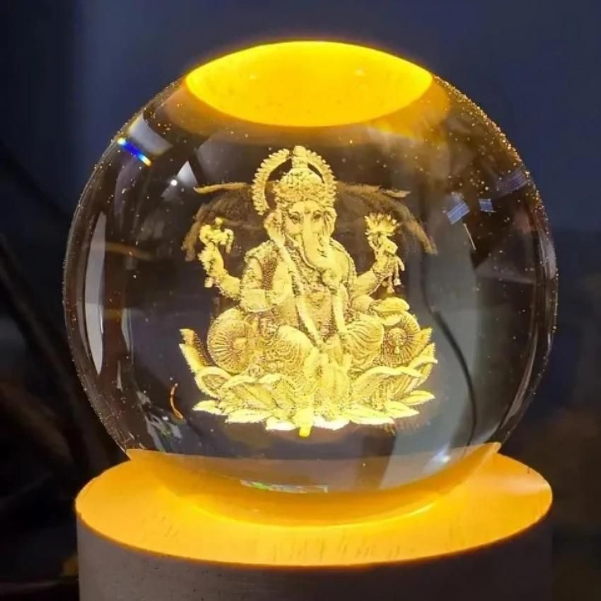 The Ganesh Crystal LED Lamp ✨